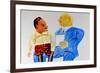 Dewey And Hoover-Ben Shahn-Framed Art Print