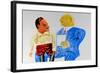 Dewey And Hoover-Ben Shahn-Framed Art Print