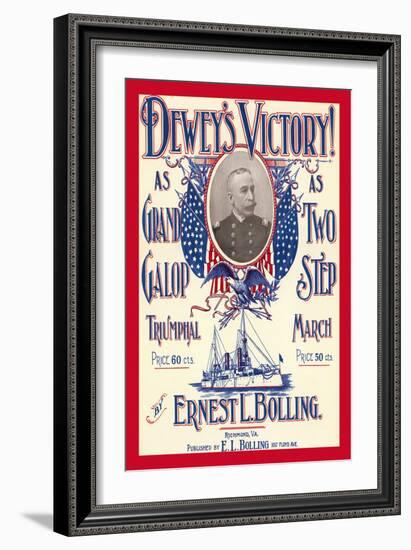 Dewey's Victory-null-Framed Art Print