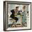 "Dewey v. Truman", October 30,1948-Norman Rockwell-Framed Giclee Print