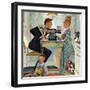 "Dewey v. Truman", October 30,1948-Norman Rockwell-Framed Premium Giclee Print