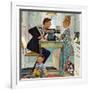 "Dewey v. Truman", October 30,1948-Norman Rockwell-Framed Giclee Print