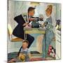 "Dewey v. Truman", October 30,1948-Norman Rockwell-Mounted Giclee Print