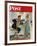 "Dewey v. Truman" Saturday Evening Post Cover, October 30,1948-Norman Rockwell-Framed Giclee Print