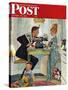"Dewey v. Truman" Saturday Evening Post Cover, October 30,1948-Norman Rockwell-Stretched Canvas