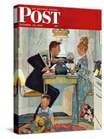 "Dewey v. Truman" Saturday Evening Post Cover, October 30,1948-Norman Rockwell-Stretched Canvas