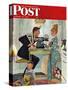 "Dewey v. Truman" Saturday Evening Post Cover, October 30,1948-Norman Rockwell-Stretched Canvas