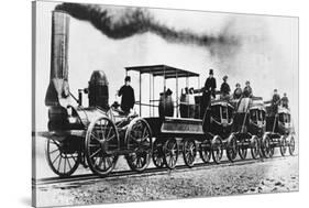 "DeWitt Clinton" Locomotive-Science Source-Stretched Canvas