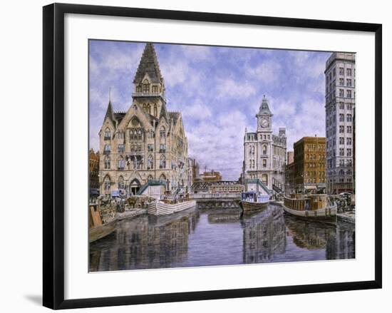 Dewitt Clinton Square, Ca. 1907, Syracuse Ny-Stanton Manolakas-Framed Giclee Print