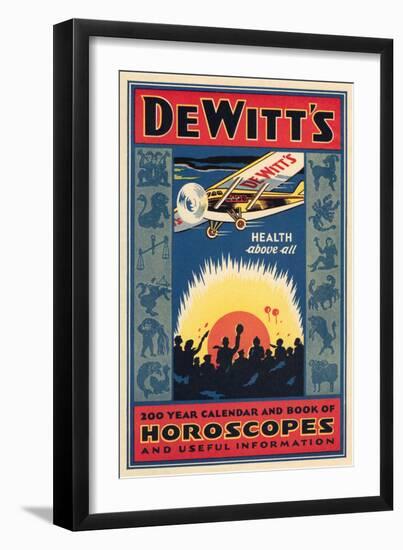 Dewitt's Horoscope Book-null-Framed Art Print