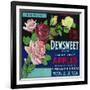 Dewsweet Apple Crate Label - Watsonville, CA-Lantern Press-Framed Art Print
