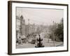 Dexter Avenue and the Capitol, Montgomery, Ala.-null-Framed Photo