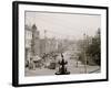 Dexter Avenue and the Capitol, Montgomery, Ala.-null-Framed Photo