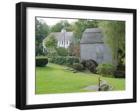 Dexter's Grist Mill, Built in 1654 Restored 1961, Sandwich, Cape Cod, Massachusetts, USA-Fraser Hall-Framed Photographic Print