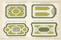 Antique Garden Design V-DeZallier d'Argenville-Framed Art Print