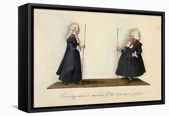 Dezembargadores, or Members of the Hight Court of Justice-null-Framed Stretched Canvas