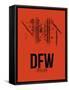 DFW Dallas Airport Orange-NaxArt-Framed Stretched Canvas