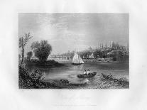 View of Albany, New York State, 1855-DG Thompson-Framed Giclee Print