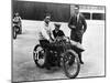 Dh Davidson on a Flat Twin Harley-Davidson, Brooklands, Surrey, 1920-null-Mounted Photographic Print