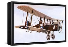 Dh9A Light Bomber-John Keay-Framed Stretched Canvas