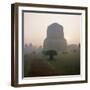 Dhamekh Stupa, Buddhist Pilgrimage Site, Sarnath, Near Varanasi, Uttar Pradesh State, India, Asia-James Gritz-Framed Photographic Print