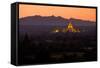 Dhammayazika Buddhist Temple, Bagan (Pagan), Myanmar (Burma), Asia-Nathalie Cuvelier-Framed Stretched Canvas