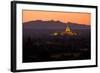 Dhammayazika Buddhist Temple, Bagan (Pagan), Myanmar (Burma), Asia-Nathalie Cuvelier-Framed Photographic Print