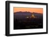 Dhammayazika Buddhist Temple, Bagan (Pagan), Myanmar (Burma), Asia-Nathalie Cuvelier-Framed Photographic Print