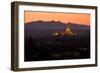 Dhammayazika Buddhist Temple, Bagan (Pagan), Myanmar (Burma), Asia-Nathalie Cuvelier-Framed Photographic Print