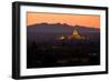 Dhammayazika Buddhist Temple, Bagan (Pagan), Myanmar (Burma), Asia-Nathalie Cuvelier-Framed Photographic Print