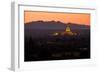 Dhammayazika Buddhist Temple, Bagan (Pagan), Myanmar (Burma), Asia-Nathalie Cuvelier-Framed Photographic Print