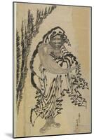 Dharma, Mid 18th-Mid 19th Century-Katsushika Hokusai-Mounted Giclee Print