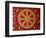 Dharma Wheel at Wat Si Muang, Vientiane, Laos, Indochina, Southeast Asia, Asia-Godong-Framed Photographic Print