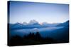 Dhaulagiri, an 8000 Meter Peak in the Morning Sun, Poon Hill, Annapurna Circuit, Ghorepani, Nepal-Dan Holz-Stretched Canvas