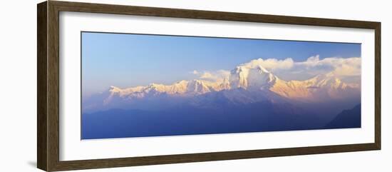 Dhaulagiri Himal Seen from Khopra, Annapurna Conservation Area, Dhawalagiri (Dhaulagiri), Nepal-Jochen Schlenker-Framed Photographic Print