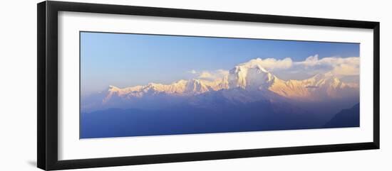 Dhaulagiri Himal Seen from Khopra, Annapurna Conservation Area, Dhawalagiri (Dhaulagiri), Nepal-Jochen Schlenker-Framed Photographic Print