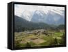 Dhaulagiri Himal Seen from Titi, Annapurna Conservation Area, Dhawalagiri (Dhaulagiri), Nepal-Jochen Schlenker-Framed Stretched Canvas