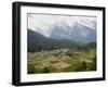 Dhaulagiri Himal Seen from Titi, Annapurna Conservation Area, Dhawalagiri (Dhaulagiri), Nepal-Jochen Schlenker-Framed Photographic Print