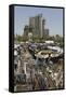 Dhobi Ghat, the Main City Laundries at Mahalaxmi, Mumbai, India, Asia-Tony Waltham-Framed Stretched Canvas