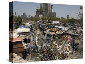 Dhobi Ghat, the Main City Laundries at Mahalaxmi, Mumbai, India, Asia-Tony Waltham-Stretched Canvas