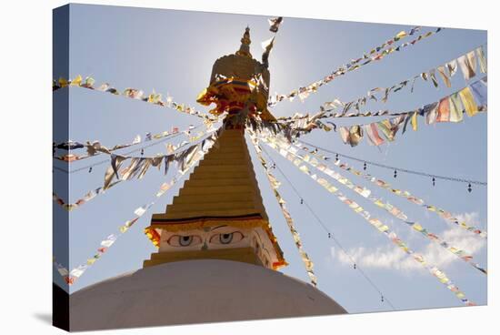 Dhodina Chorten Is Modeled on the Stupa of Boudhanath. Thimphu, Bhutan-Howie Garber-Stretched Canvas