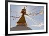 Dhodina Chorten Is Modeled on the Stupa of Boudhanath. Thimphu, Bhutan-Howie Garber-Framed Photographic Print