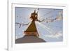 Dhodina Chorten Is Modeled on the Stupa of Boudhanath. Thimphu, Bhutan-Howie Garber-Framed Photographic Print