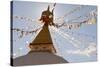 Dhodina Chorten Is Modeled on the Stupa of Boudhanath. Thimphu, Bhutan-Howie Garber-Stretched Canvas