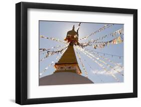 Dhodina Chorten Is Modeled on the Stupa of Boudhanath. Thimphu, Bhutan-Howie Garber-Framed Photographic Print