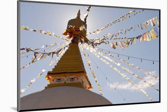 Dhodina Chorten Is Modeled on the Stupa of Boudhanath. Thimphu, Bhutan-Howie Garber-Mounted Photographic Print