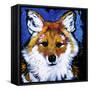 Dhole-null-Framed Stretched Canvas