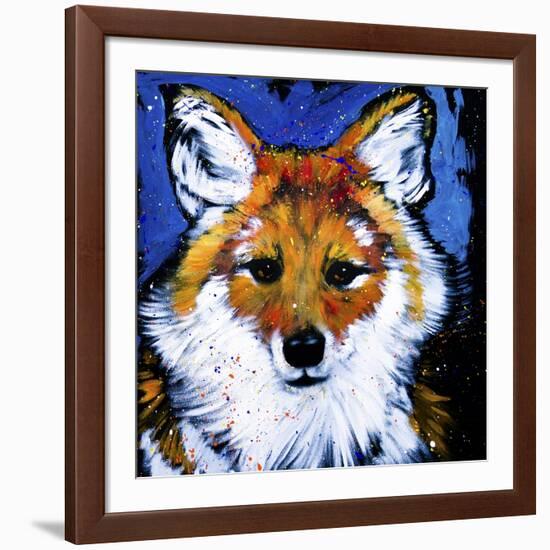 Dhole-null-Framed Art Print