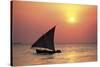 Dhow at Sunset-Lee Frost-Stretched Canvas