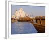 Dhow in Front of the Museum of Islamic Art, Doha, Qatar, Middle East-Gavin Hellier-Framed Photographic Print